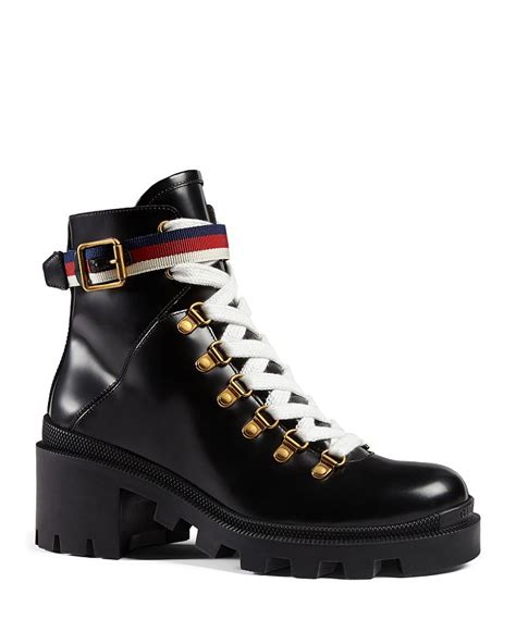 gucci trip 40 boots|Gucci ankle boots women.